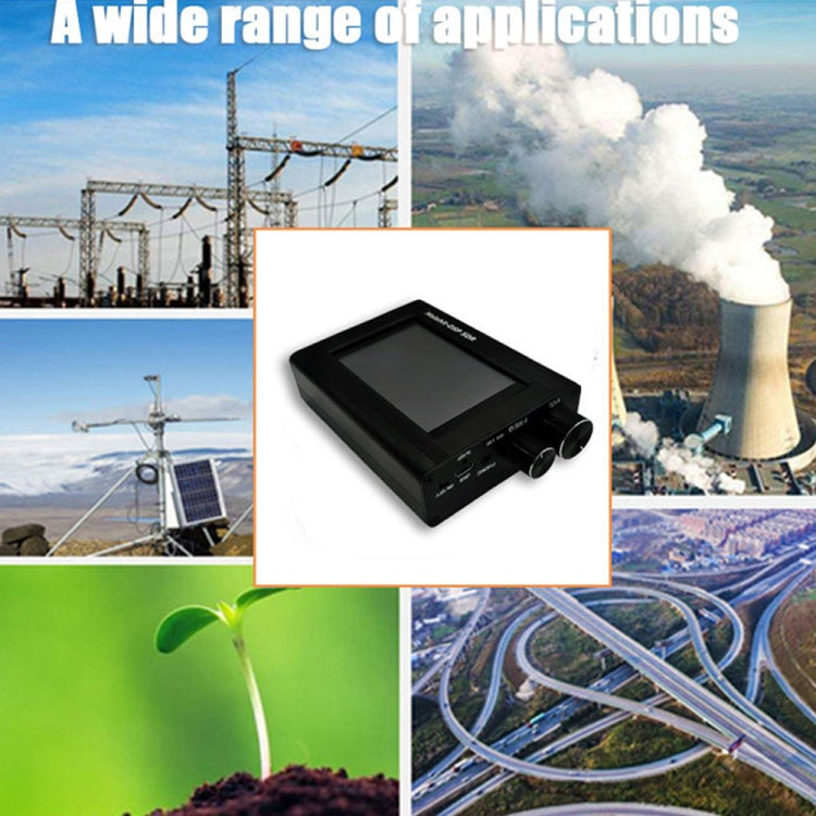 1.10D Version 50KHz-2GHz SDR Malachite Receiver 3.5 Inch Touch Screen Software Radio SDR Receiver(Black)