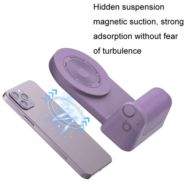 BBC-8 3 In1 Magnetic Absorption Wireless Charging Phone Stand Bluetooth Handheld Selfie Stick, Style: Basic Model