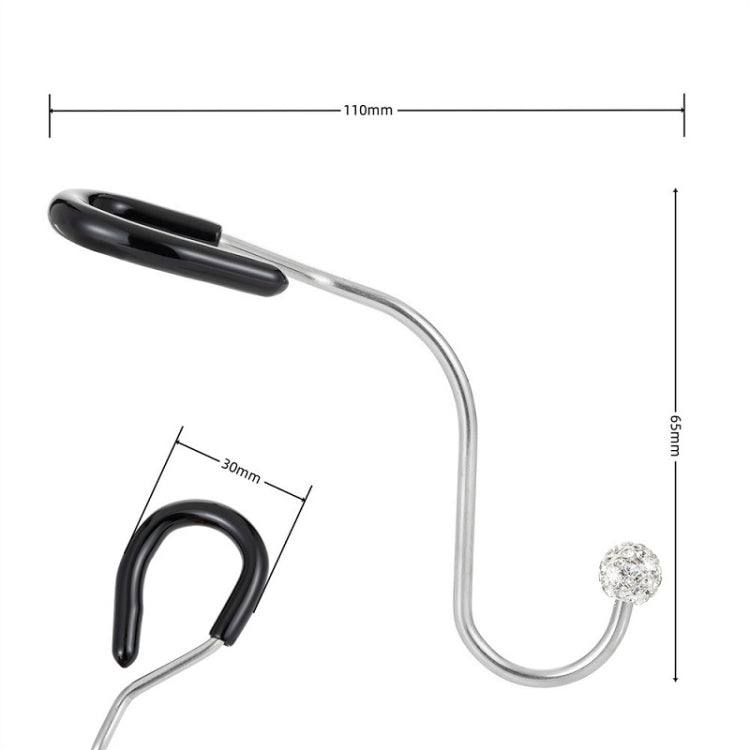 Multifunctional Car Seat Hooks With Diamond Inlay