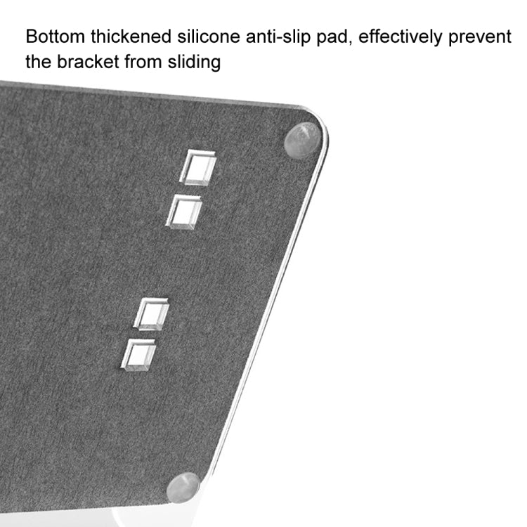 Universal Phone Speaker Bracket Dual Position Adjustable Desktop Audio Storage Rack(Transparent)