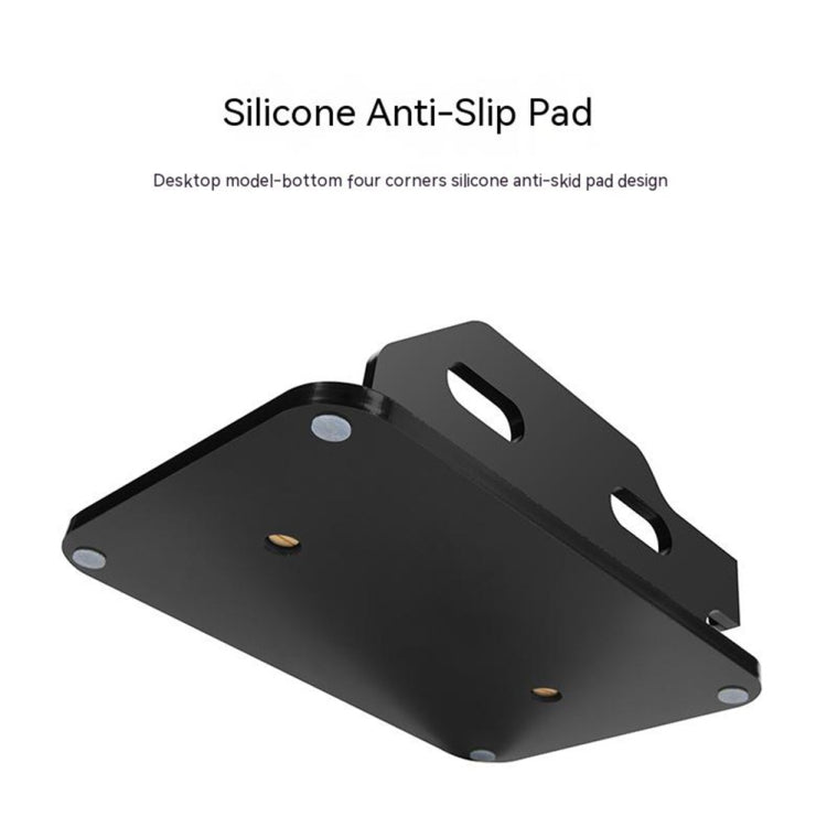 For Mac Studio Acrylic Bracket Host Box Storage Rack,Style: Desktop Type