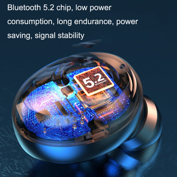 F9 Noise Reduction In-ear Touch Display HD Bluetooth 5.2 Wireless TWS Earphone