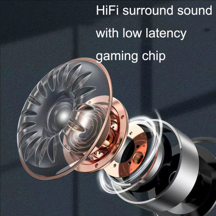 S3 Bone Conduction Sports Drop Off Noise Reduction Wireless Bluetooth TWS Earphone, Style: Without Digital Edition (Black)