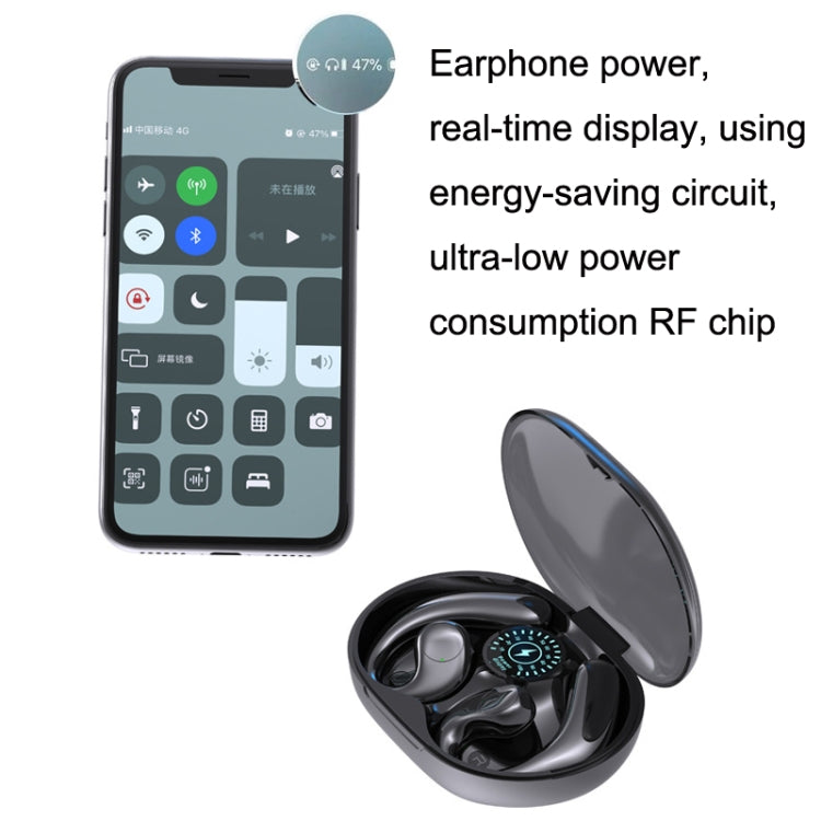 S26 Dual Ear Sports Noise Reduction Wireless Bluetooth 5.1 TWS Earphone(Black)