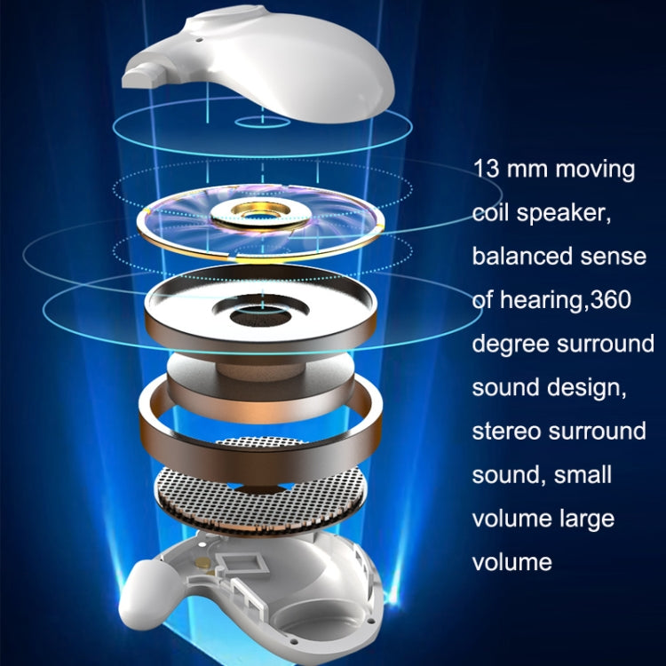 MD538 Wireless Bluetooth Earphone Bone-Conduction Sports TWS Earphone