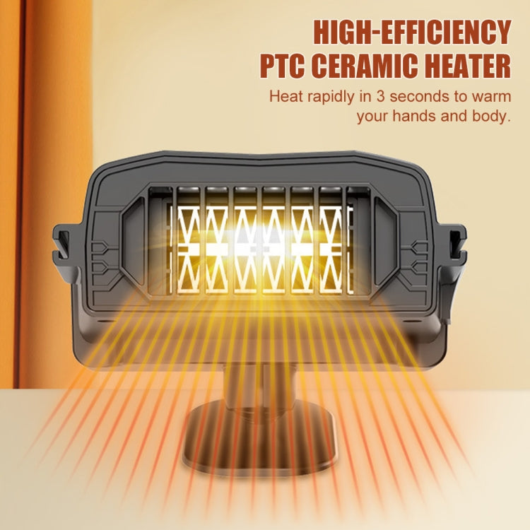 Car 12V Heater Defrost Snow Defogger, Color: Yellow Dual Use