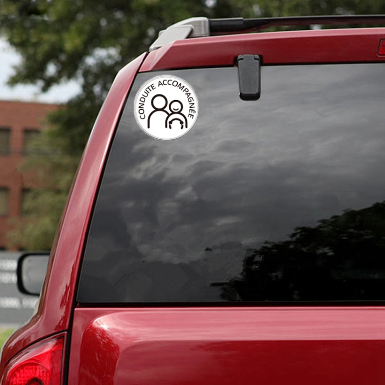 20pcs Dual People Waterproof And Sun Protection Magnetic Car Sticker(15cm)