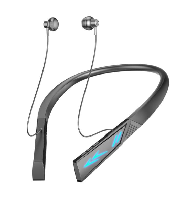 E68 Bluetooth V5.2 Earphones Magnetic Sport Neckband Wireless Headphones With Mic