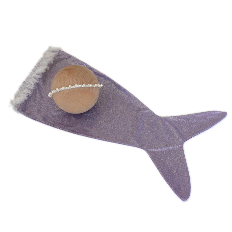 Newborn Photography Clothing Mermaid Modeling Jumpsuit + Headdress Set