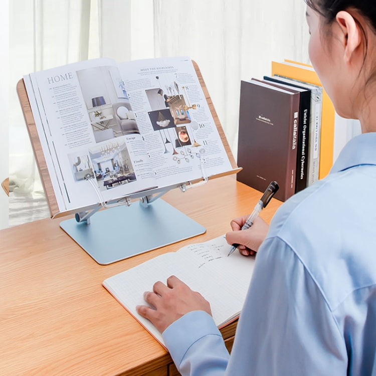 AP-2DW Wooden Desktop Tablet Stand Children Reading Stand(Darkwood)