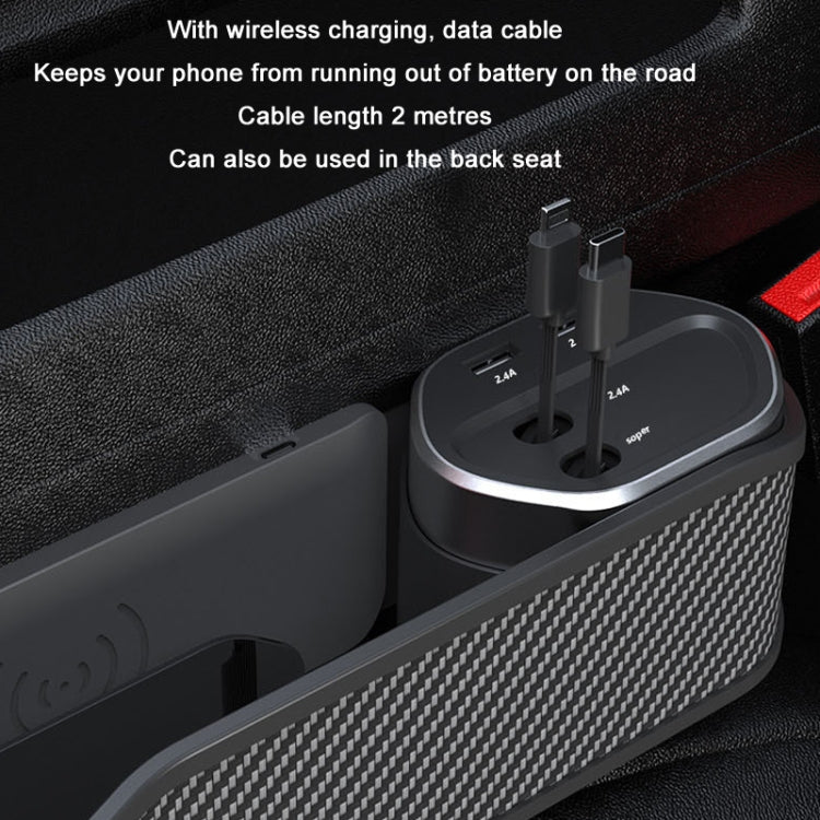 Car Seat Clip Organizer Multifunctional Car Charger, Specification: Wireless Charge