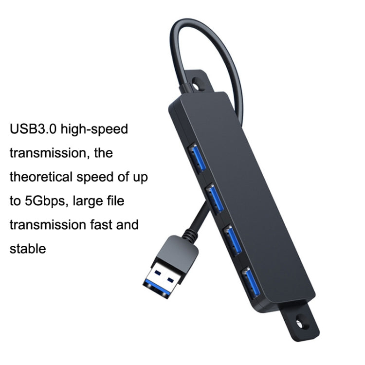 HS080-R USB3.0 120cm 4 Ports Collection High Speed HUB Extensors