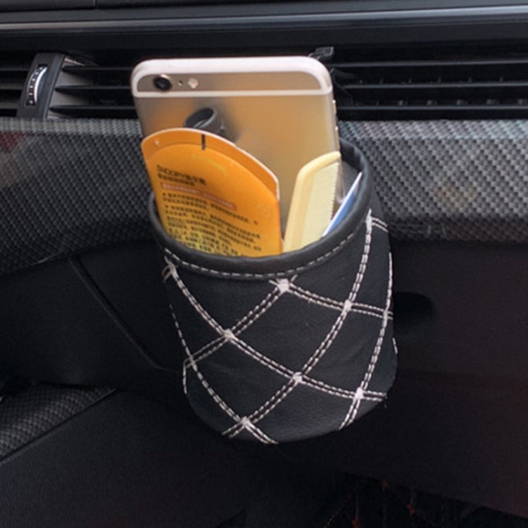 2pcs Multifunctional Hanging Car Air Vent Storage Organizer