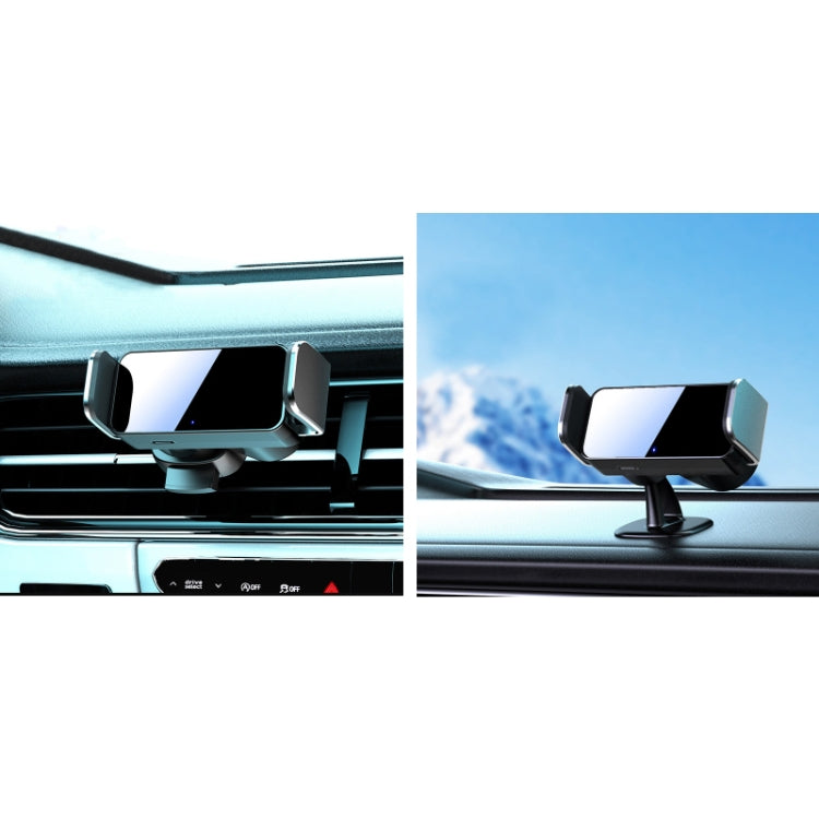 Car Air Outlet Smart Navigation Electric Mobile Phone Holder, Color: 661 Clamping