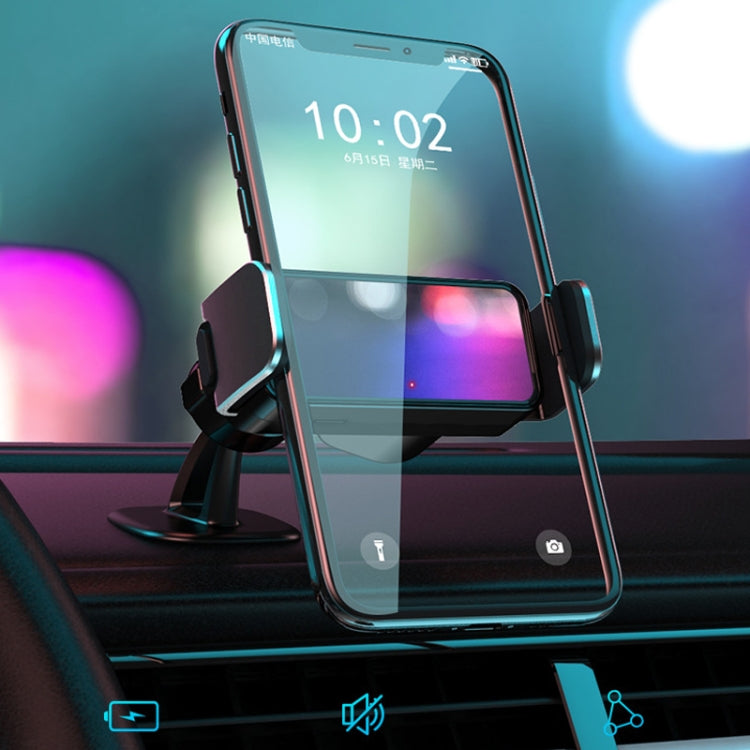 Car Air Outlet Smart Navigation Electric Mobile Phone Holder, Color: 661 Paste