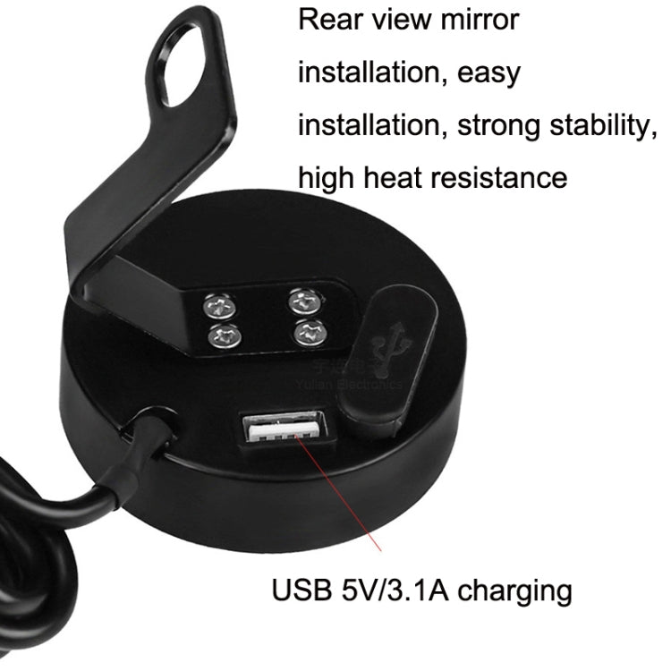 Morfayer YL-M05 5 In 1 Water Temperature Model 9-24V LED Night Vision Motorcycle Modification Instrument