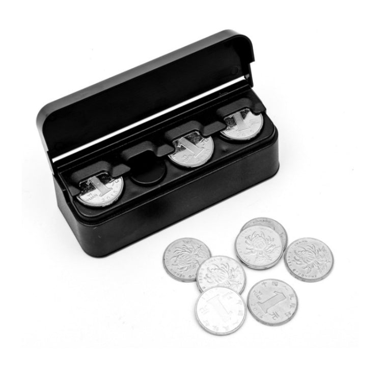 2pcs Home Car Dual-purpose Change And Coin Storage Box(11.5x4x3.5cm)