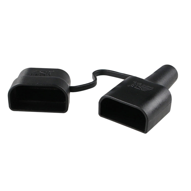 5pcs SG50A 600V UPS Power Connector Joint PVC Rubber Sleeve, Specification: Second Generation Black