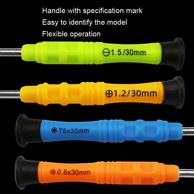 20pcs Mini Screwdriver Anti-Slip Mobile Phone Disassembly Maintenance Tools, Series: T5