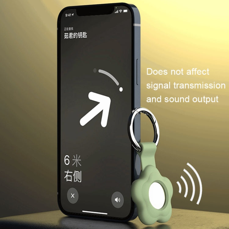 For AirTag 5pcs AT03 Tracker Case Positioning Anti-loss Device Storage Keychain Cover