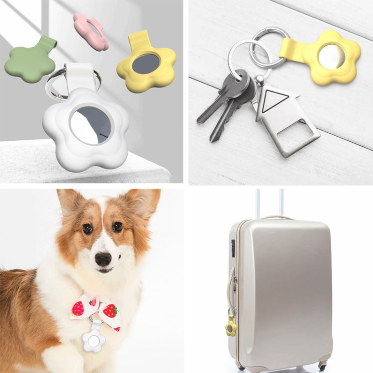 For AirTag 5pcs AT03 Tracker Case Positioning Anti-loss Device Storage Keychain Cover