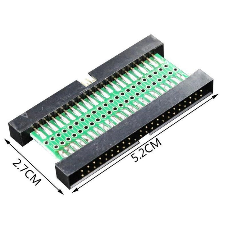 44 Pin Male To Male IDE Electronic Disk 2.5 Inch Adapter(5.2x2.7x0.5cm)