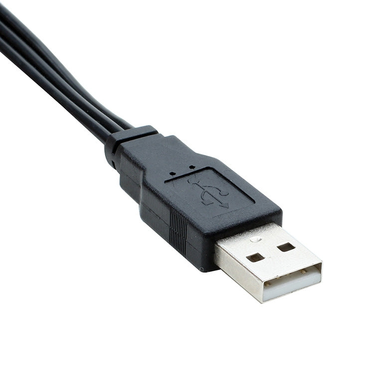 USB to 3 RCA Bus 1 Male 3 Female AV Audio Cable, Size: 1.5m