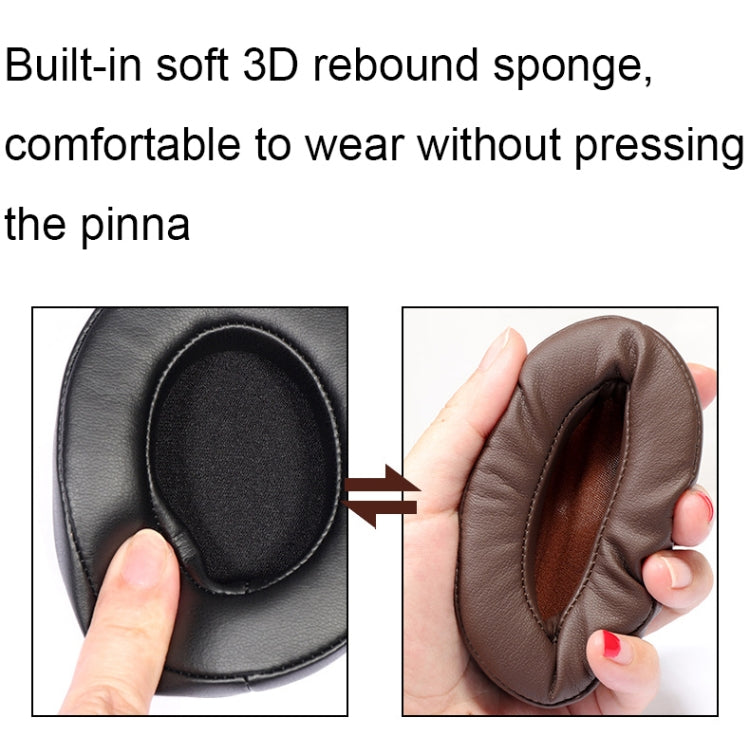 For Edifier W855BT 1pair Headset Soft and Breathable Sponge Cover, Color: Black Net