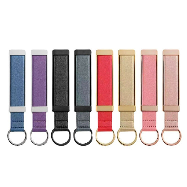 PU Leather Metal Wrist Strap Cell Phone Holder Zinc Alloy Paste Desktop Stand