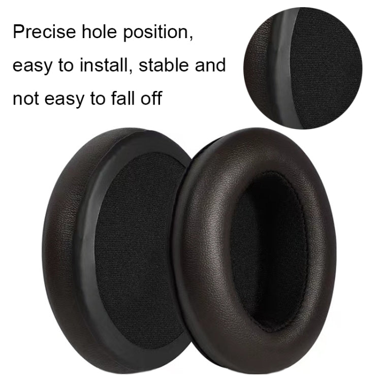 For Sennheiser Momentum 1pair Soft Comfortable Headset Sponge Cover, Color: Brown Protein