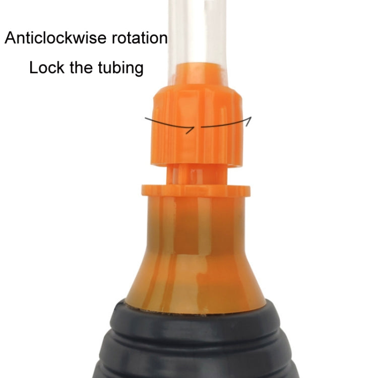 2pcs Manual Gasoline Oil Sucker Water Deflector, Specification: 3m+Flow Valve