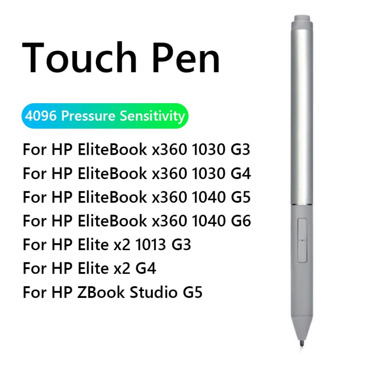 For HP Elitebook And ZBook X360 1030 G2/G3 Bluetooth Anti-touch Touch Pen(Silver)