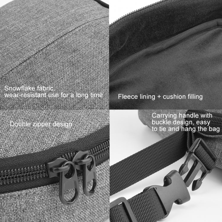 For AirPods Max Handheld Storage Bag Protective Case(Grey)