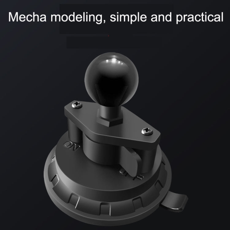 Car Windshield Dashboard Phone Holder Ball Head Suction Cup Base(Black)