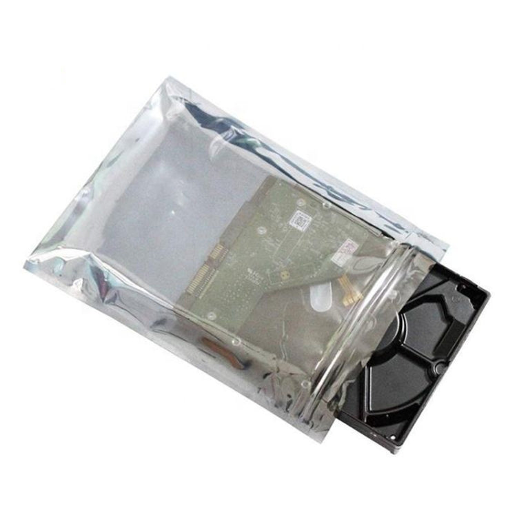 2packs 19x21cm Anti-static Shielding Bag Hard Disk Insulation Bag Electronic Plastic Motherboard Packaging Bag