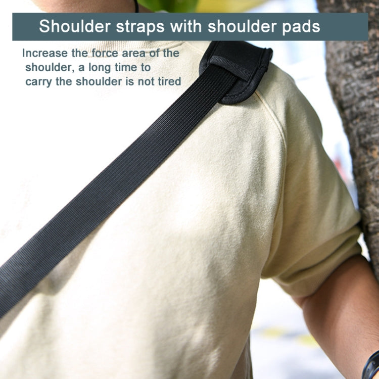 For JBL Charge 4/5/6 Portable Shoulder Bag Speaker Protective Case(Black)