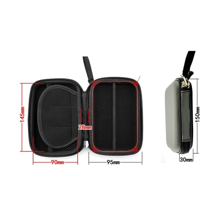 2.5 Inch Data Cable Organizer EVA Mobile Hard Drive Bag