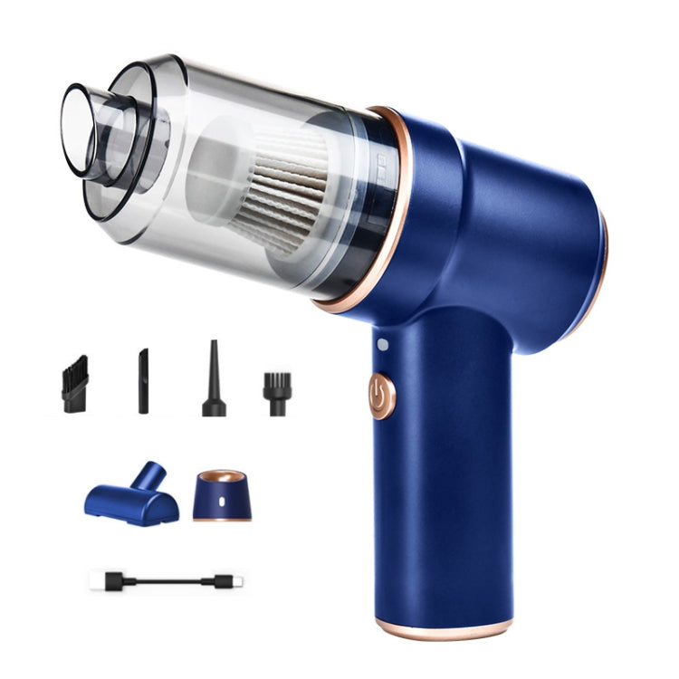 Wireless Car High Power Charging Mini Car Vacuum Cleaner, Specification: Type-C+Charging Base