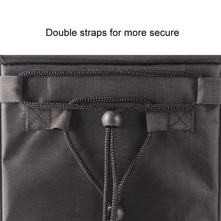 Vehicle Trash Can Multifunctional Foldable Storage Box(22x20x30cm)