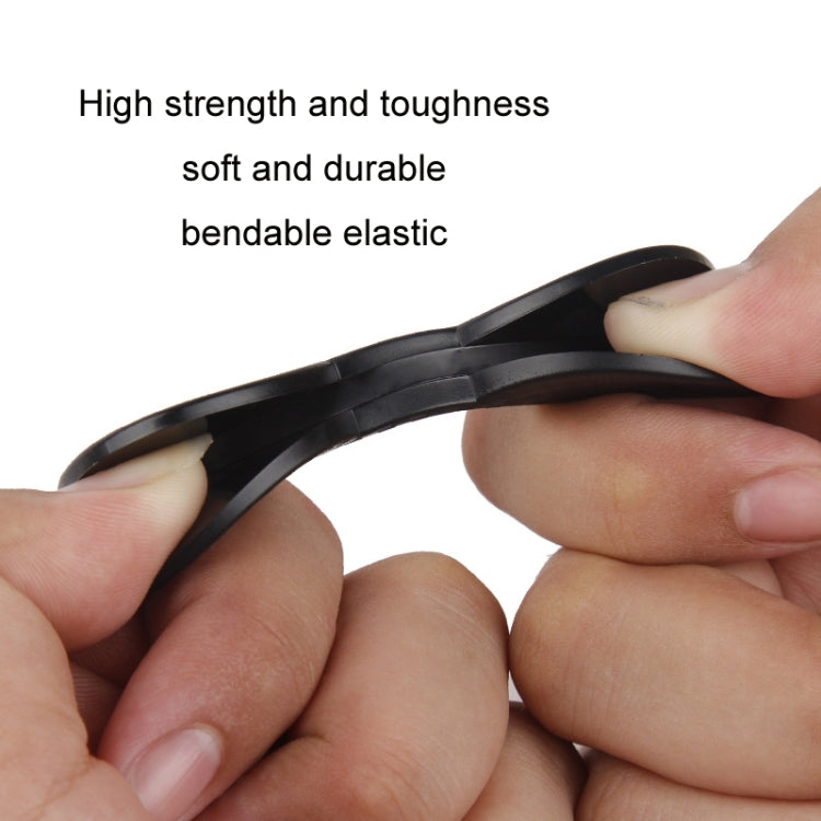 4sets Car Door Corner Protection Anti-collision Carbon Fiber Rubber Strip