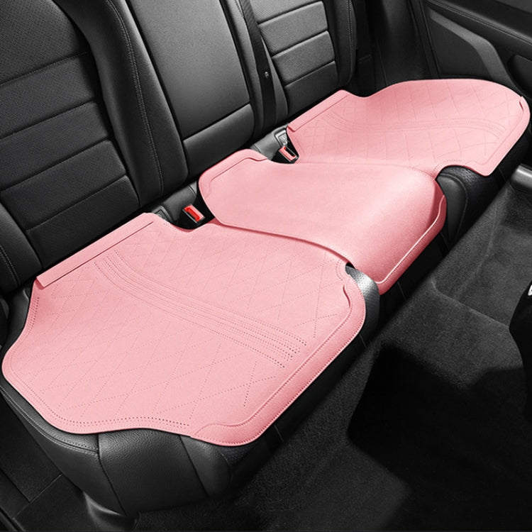 Flip-fur Car Cushion Breathable Ventilation Cushion for Four Seasons, Style: Long Rear Cushion