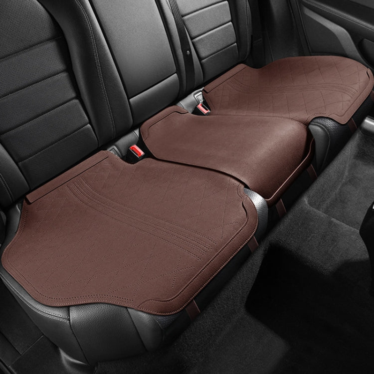 Flip-fur Car Cushion Breathable Ventilation Cushion for Four Seasons, Style: Long Rear Cushion