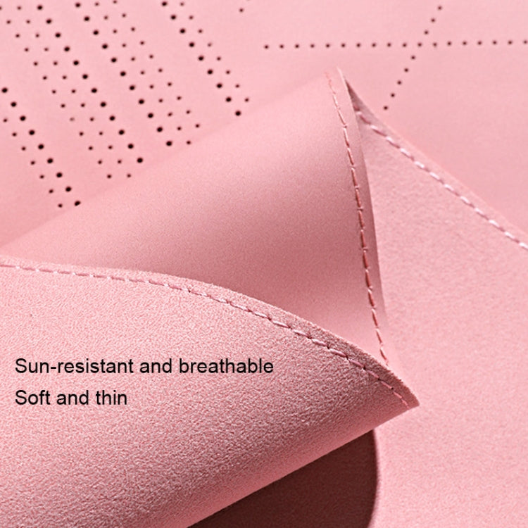 Flip-fur Car Cushion Breathable Ventilation Cushion for Four Seasons, Style: Long Rear Cushion