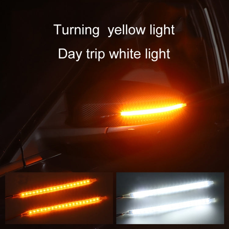 Car Rearview Mirror Decoration LED Streamer Turn Signal, Length: 15cm A Pair