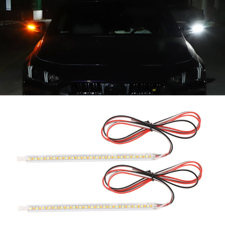 Car Rearview Mirror Decoration LED Streamer Turn Signal, Length: 19cm A Pair