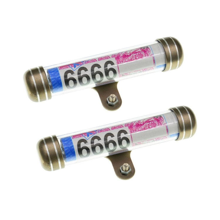 TF-2224 2pcs Multifunctional Waterproof Motorcycle Tax Bill Collection Tube