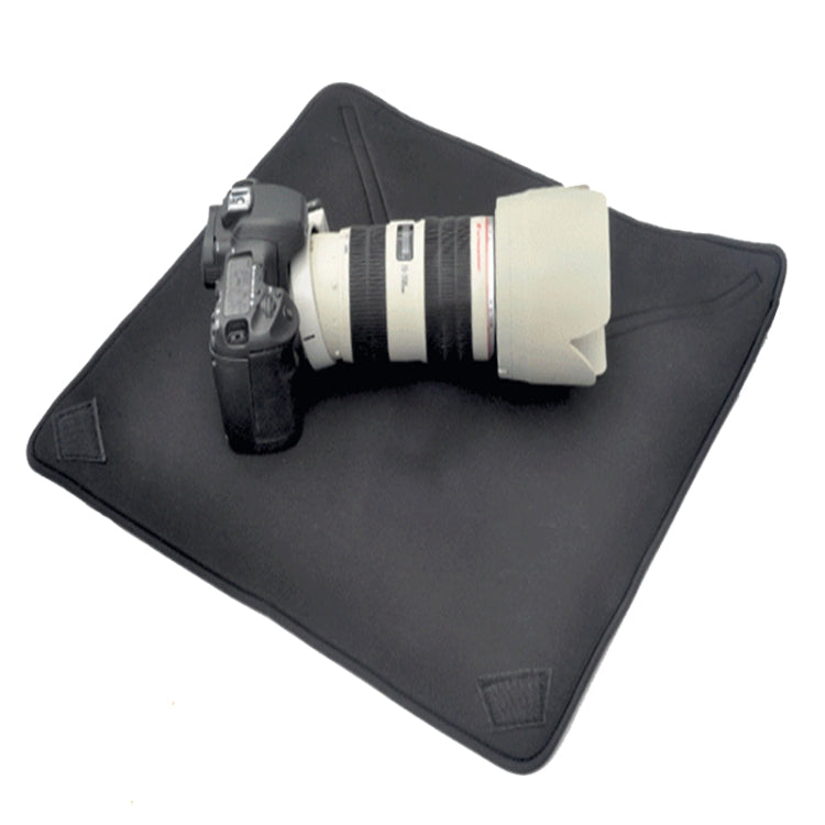SLR Camera Bag Diving Material Lens Storage Bag, Size: 50x50cm(Black)