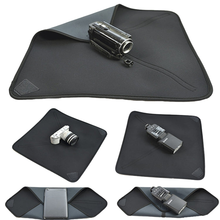 SLR Camera Bag Diving Material Lens Storage Bag, Size: 40x40cm(Black)