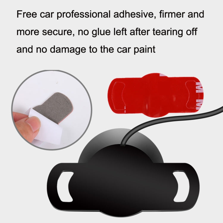 Car LED Ultra -Bright Electric Eye Reversing Light External Bulb Modified Universal Auxiliary Light, Style: Long Bright Black Shell