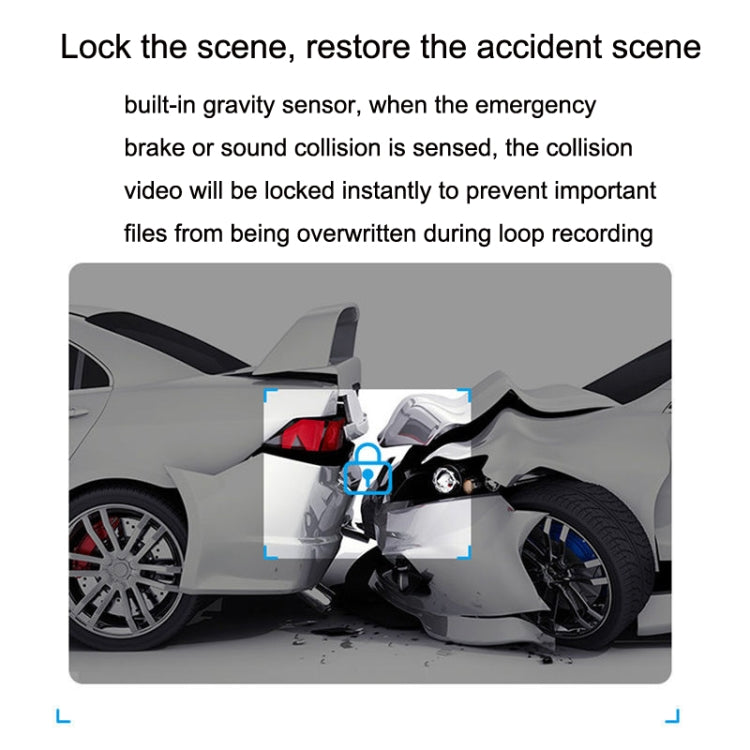 M8 Hidden Driving Recorder WiFi Phone Connecting Car Parking Monitoring 1080P HD Recorder
